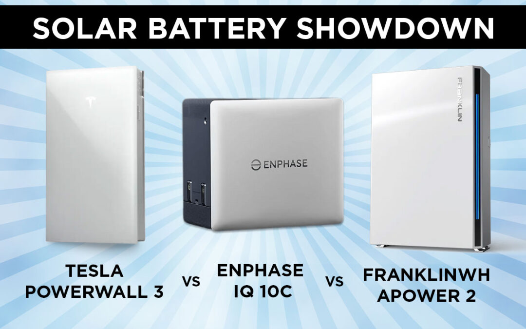 Solar Battery Showdown – Tesla vs Enphase vs Franklin